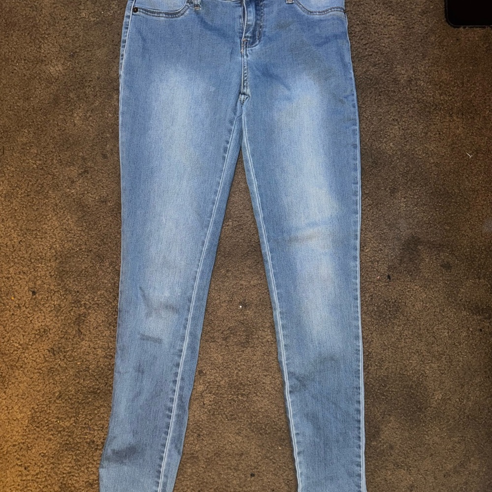 Fashion Nova Light Blue Skinny Jeans